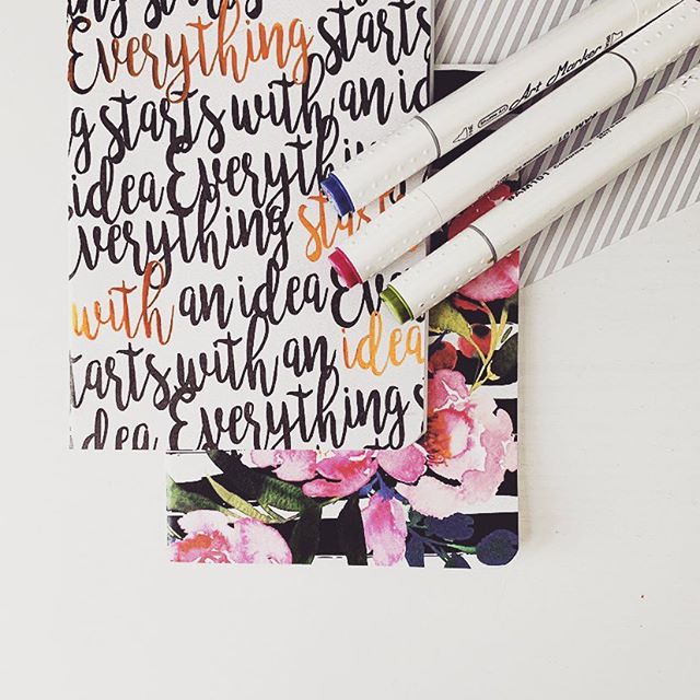 Everything starts with an idea ... #idea #newstart #blogger #abmlifeisbeautiful #creative #springisinspiring #inspired #artjournal #planning