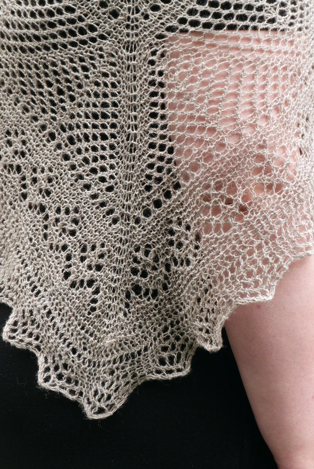 Shetland Hap Shawls at Loch Ness Knitting Festival 