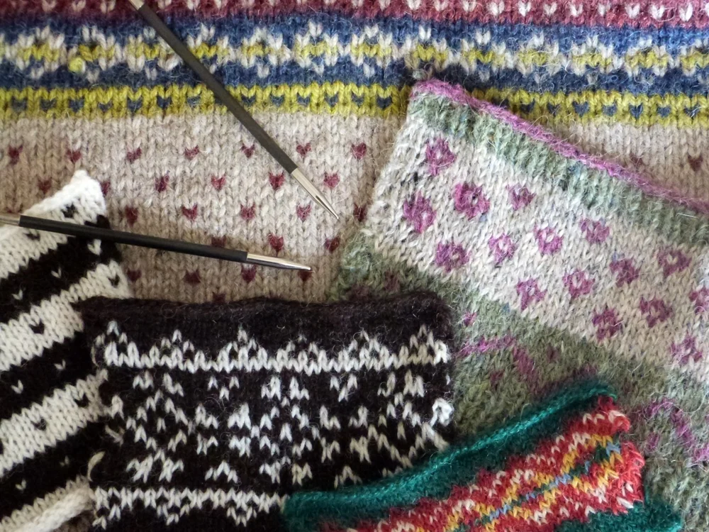 Two-Handed Colourwork at Edinburgh Yarn Festival