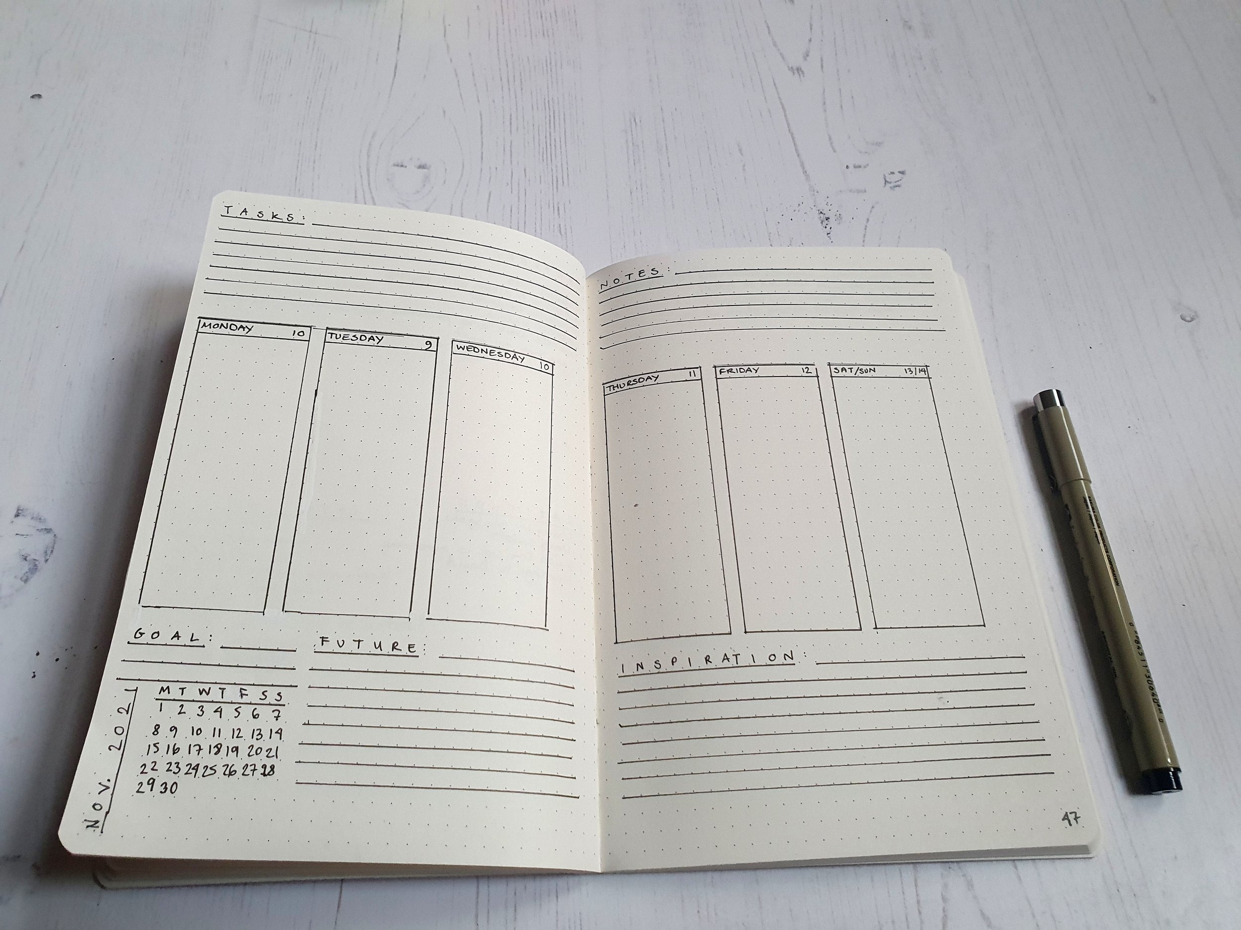 Bullet Journaling with the All In One Journal Tool