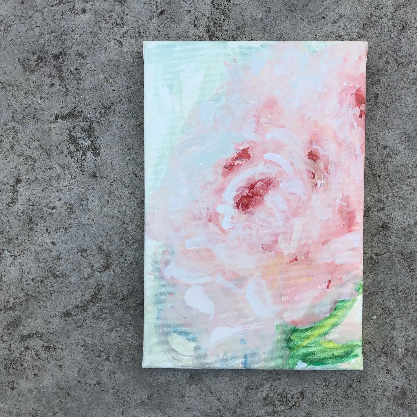 Adding a dash of pink into my green Insta profile&hellip;

The unbearable lightness of the peony / l&rsquo;Insoutenable l&eacute;g&egrave;ret&eacute; de la pivoine
30x20 cm, oil on canvas

This work is available for sale as part of the #artistsupport