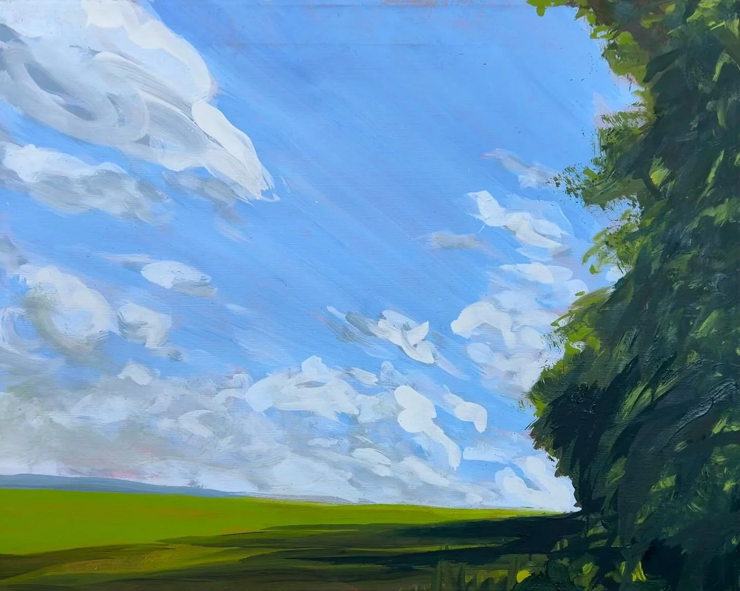 Chasing clouds and light in Česk&yacute; les / Bohmerwald! 🌳✨ When the trees give you directions, you just follow the vibes. We love walks that turn into paintings.💚

60 x 75 cm, oil on canvas

 #NatureInspiration #CloudChaser #ArtInNature