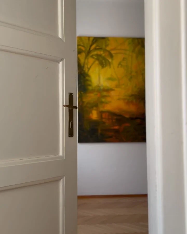 In this shimmery jungle painting, light dances like a sentient alien in the Annihilation movie! 🌿✨

Inspired by the surreal landscapes of Annihilation, this painting captures the wild allure of the unknown. Just remember: in the jungle, not everythi