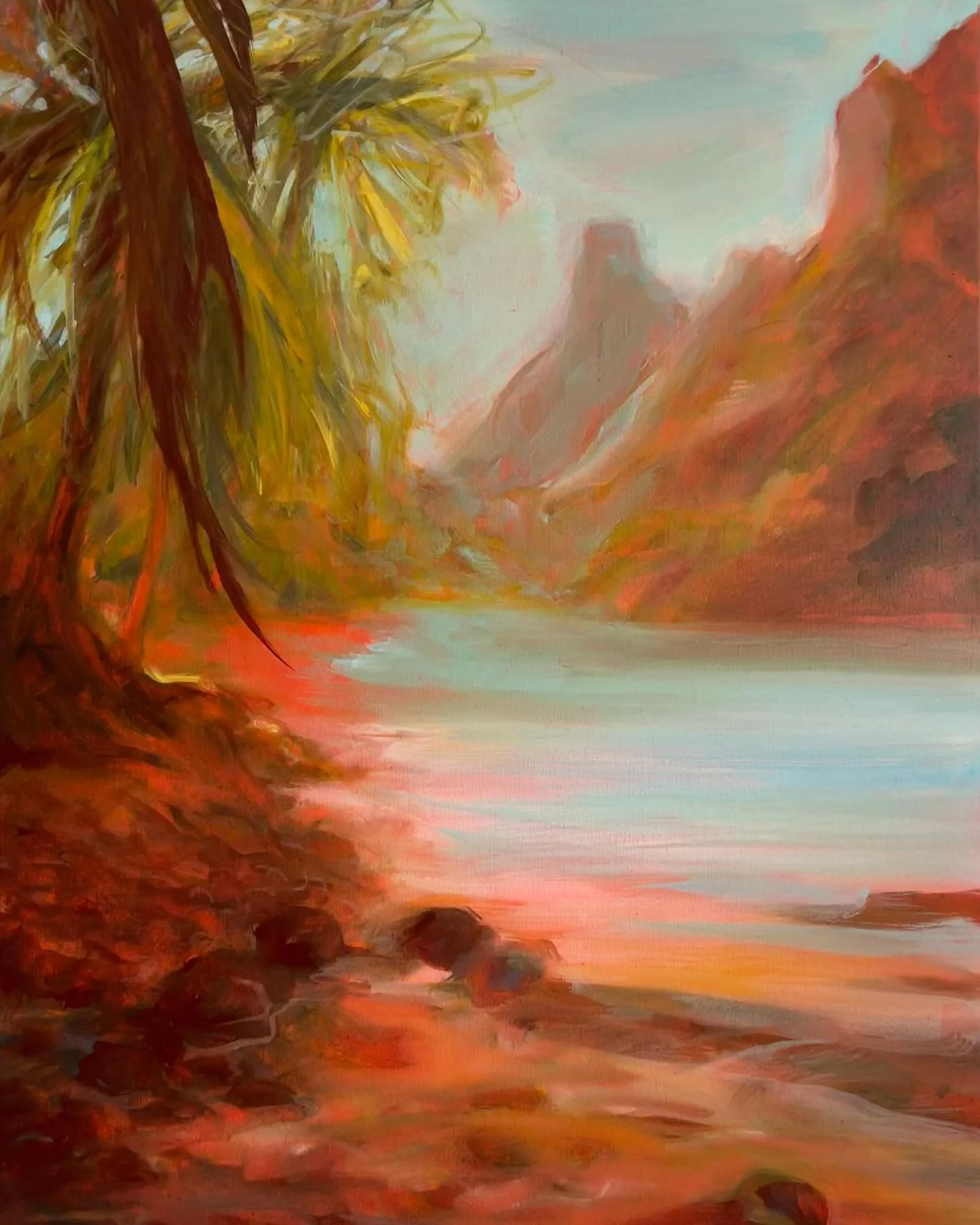 And you, where are you going on vacation this year?

&lsquo;Just another bloody beach&rsquo;, 90 x 70 cm, oil on canvas

#landscapeart #beachart #tropicalparadise #dreamlandscape