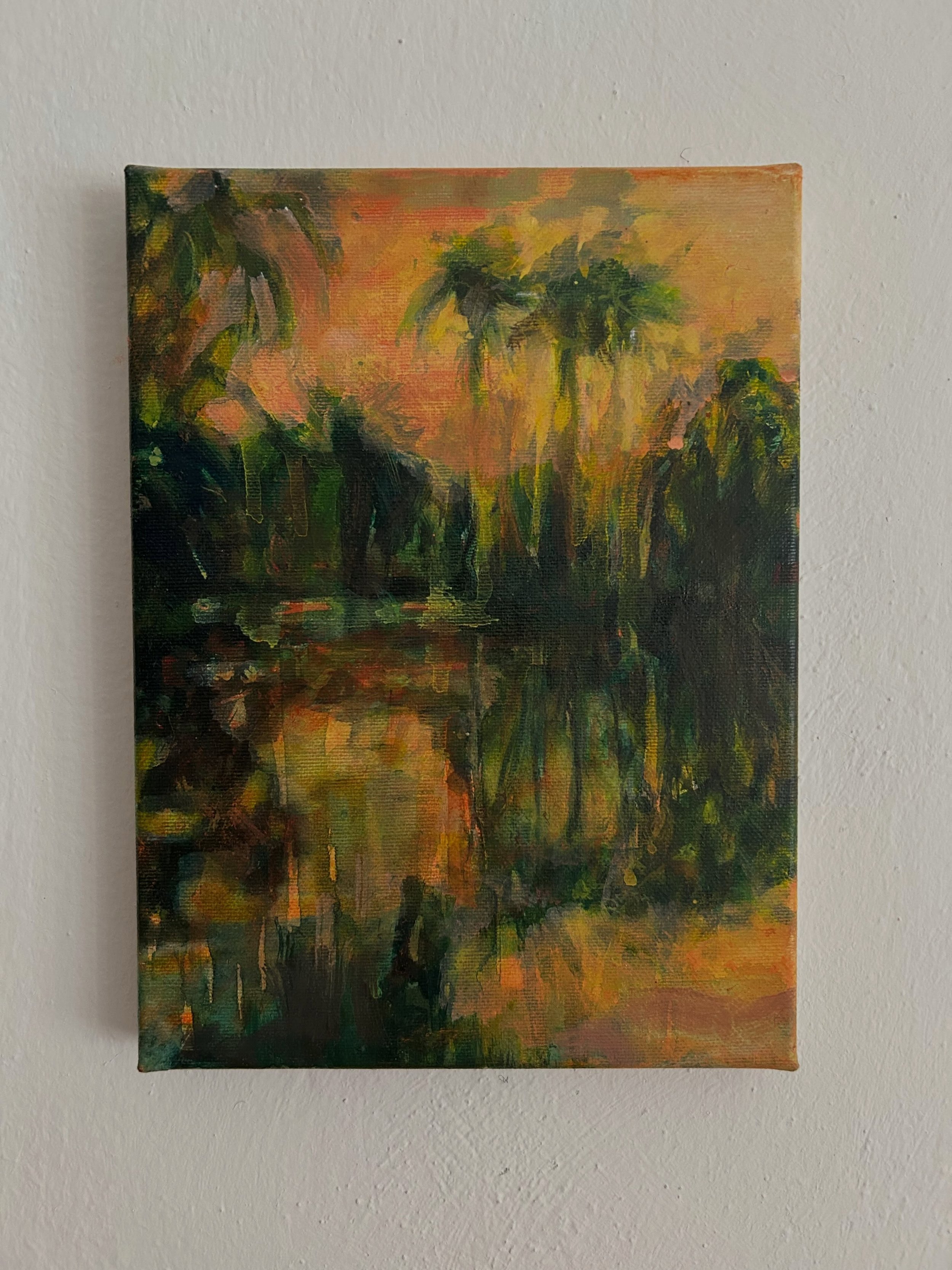 &ldquo;Party in the city where the heat is on
All night, on the beach &acute;til the break of dawn
Welcome to Miami, bienvenidos a Miami&rdquo;

Welcome to Miami, 24x18 cm, oil on canvas

#miamipainting #landscapepainting #palmtrees #miami #miamibeac