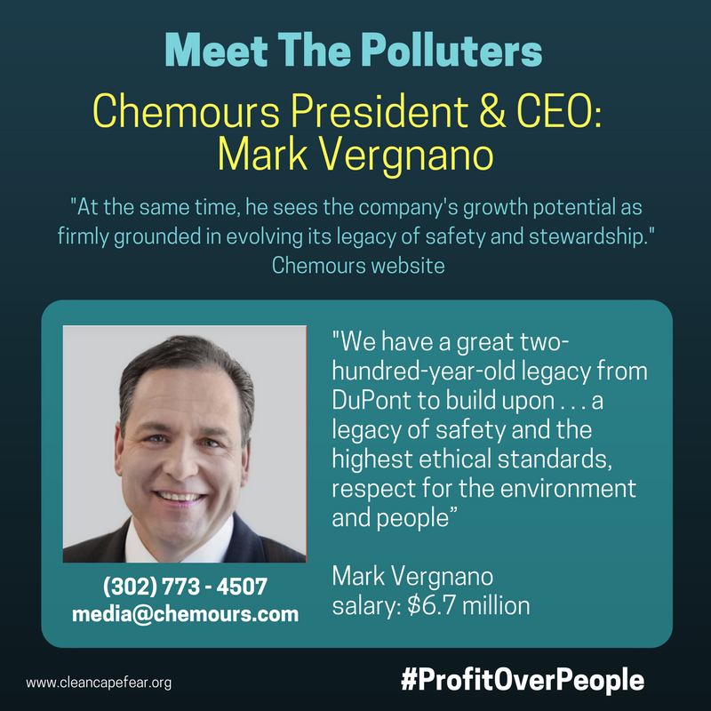 Chemours CEO: "Litigation is behind us." 