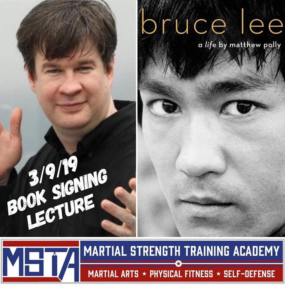 Matthew Polly will be signing his books and discuss Bruce Lee’s journey as a martial artist.