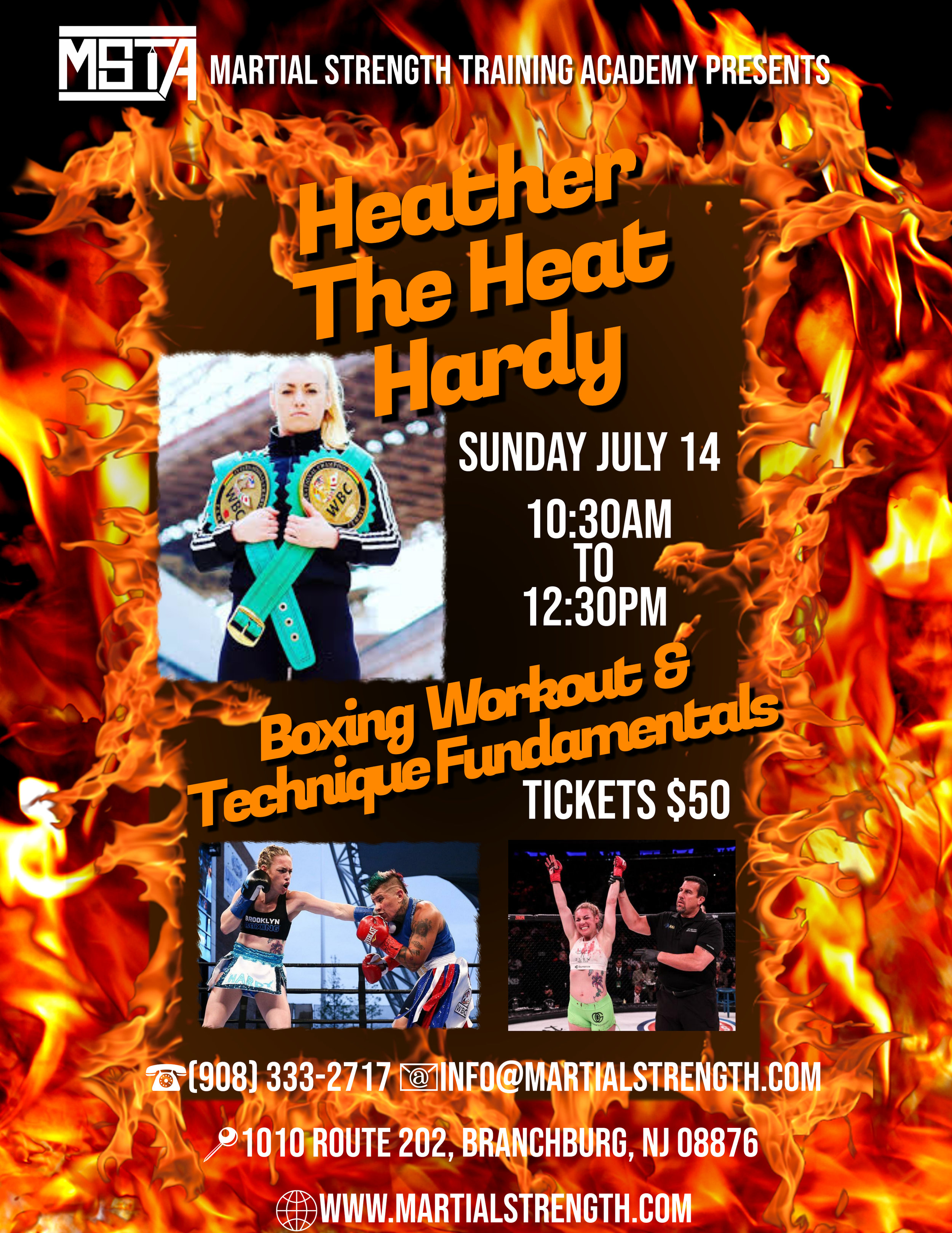 Heather "The Heat" Hardy Boxing Workout & Technique Fundamentals