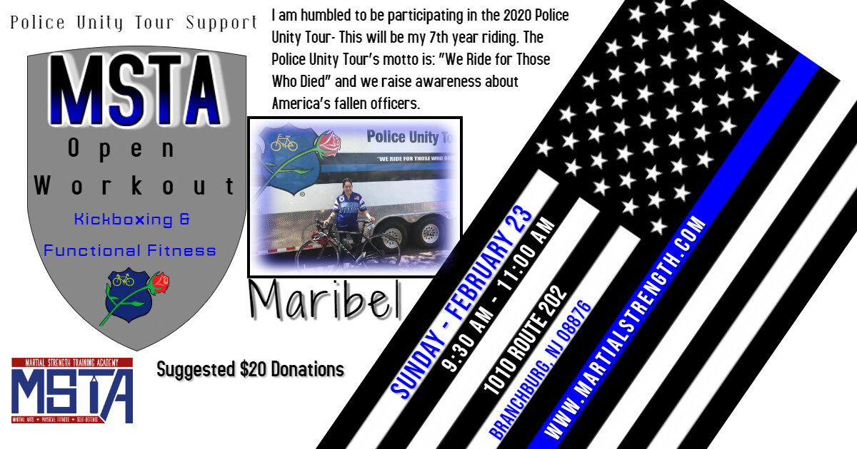 Open Workout Kickboxing - Maribel Police Unity Tour Fundraiser
