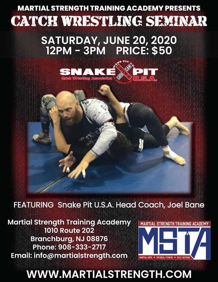 Catch Wrestling - Snake Pit Head Coach Joel Bane