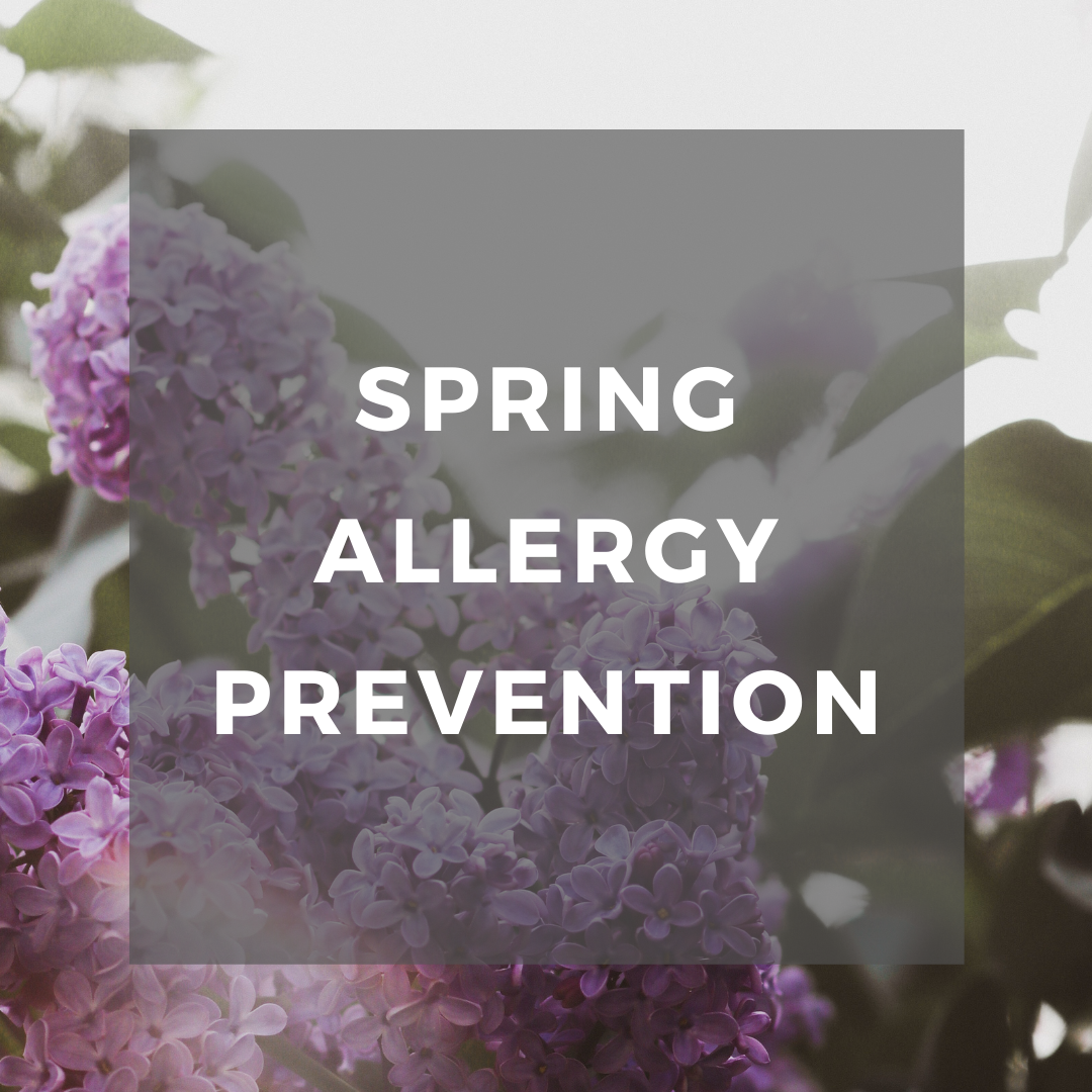 Spring allergy prevention