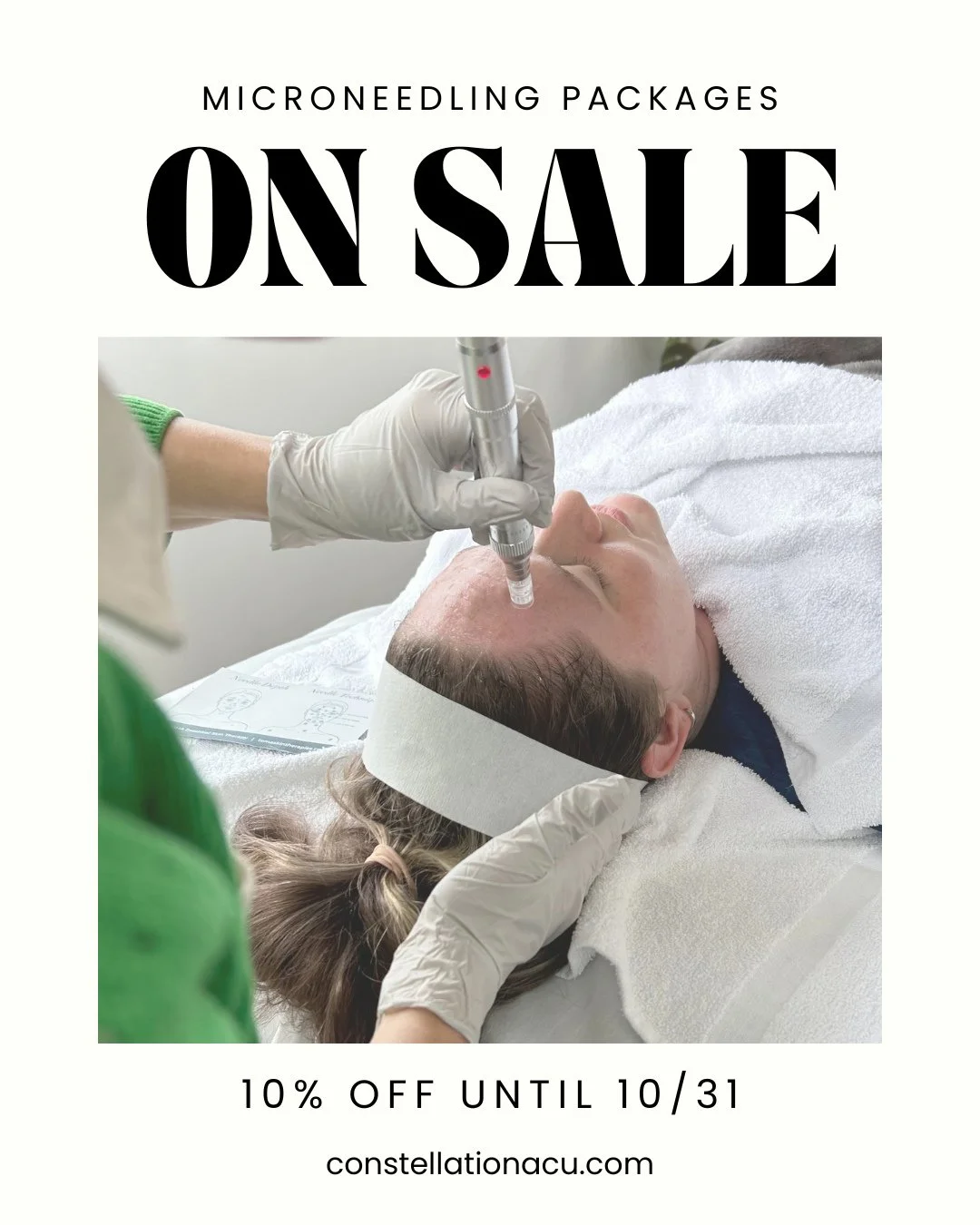 In case you missed our Fall Glow Night event last week and didn&rsquo;t get to treat yourself to a discounted Holistic Microneedling session, it&rsquo;s ok - you&rsquo;re still in luck!

✨Our three-session Holistic Microneedling packages are on SALE 