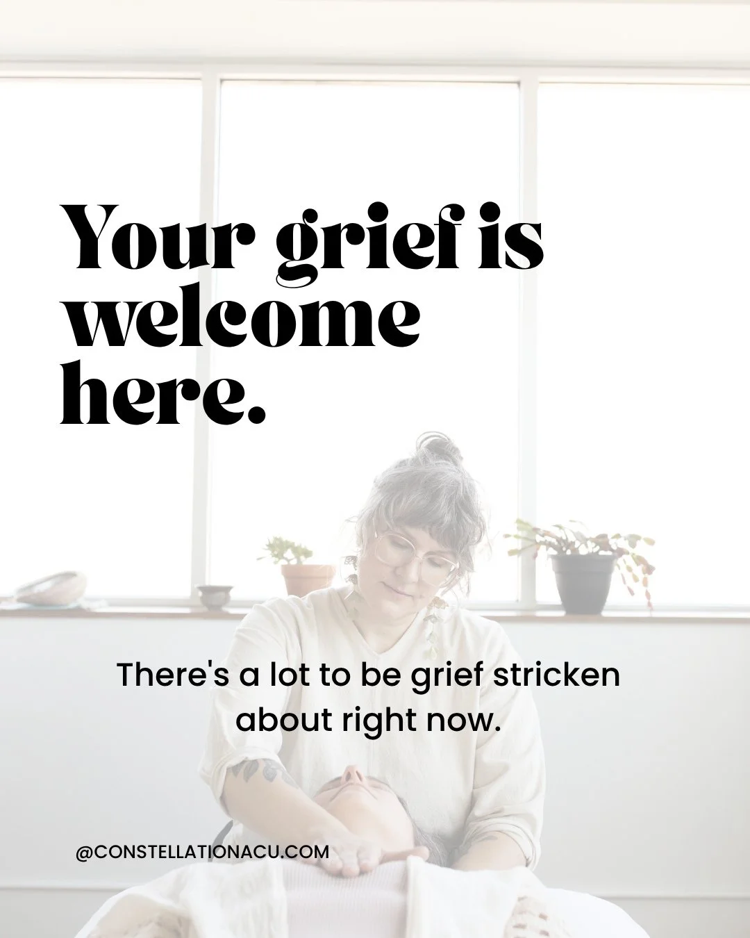 There's a lot to be grief stricken about right now. ⁠
⁠
⁠
From the macrocosm of the world to possibly the microcosm of our own individual lives, to even the seasonal grief we collectively hold as the weather cools and daylight wanes - grief is all ar