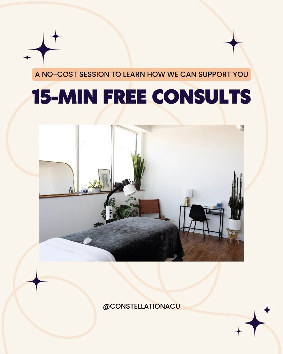 Are you interested in getting care but unsure what modality would be best to address your health concern? Did you know we have a free 15-minute virtual consult?? YES!⁠
⁠
🗺️These sessions are like a guided road map where one of our practitioners will