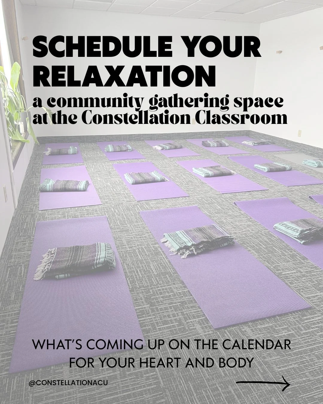 We are halfway through March, so we thought we&rsquo;d share some of the great community care options coming up in the Constellation Classroom to round out the month.⁠
⁠
(Pssst! Many of these classes will also be offered in April and May, with dates 