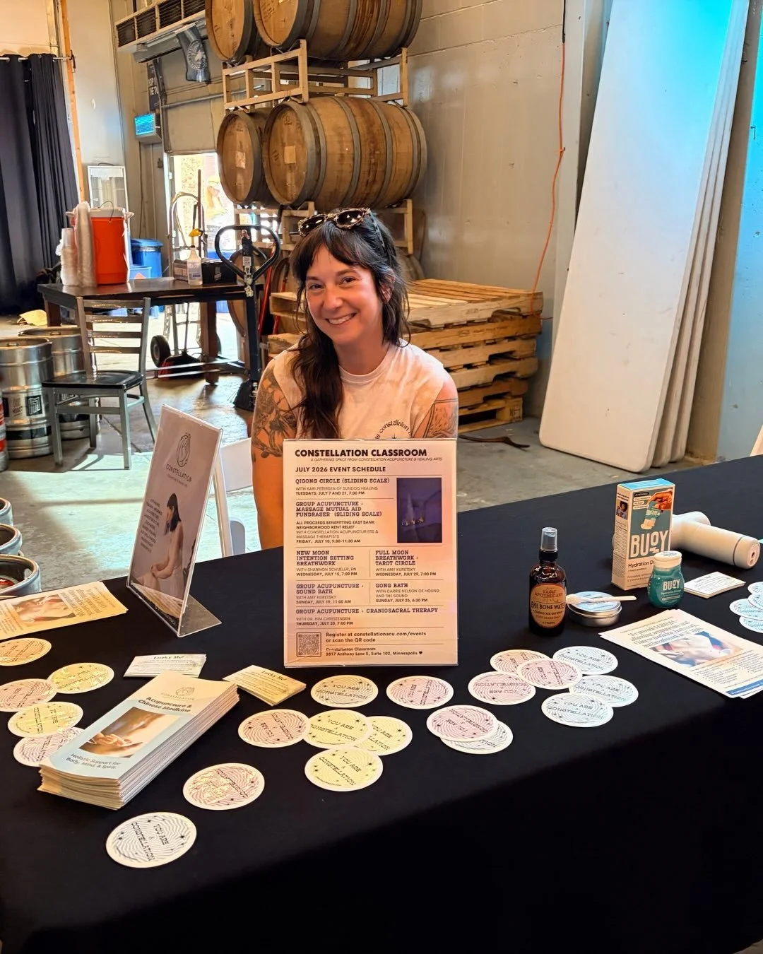 Constellation out in the wild!! Earlier this month, our clinic sponsored the return of @babesinbikeland this summer - a women/trans/femme focused alleycat bike race that has been around since the mid-2000s. It is a FUN, encouraging, heart-warming eve