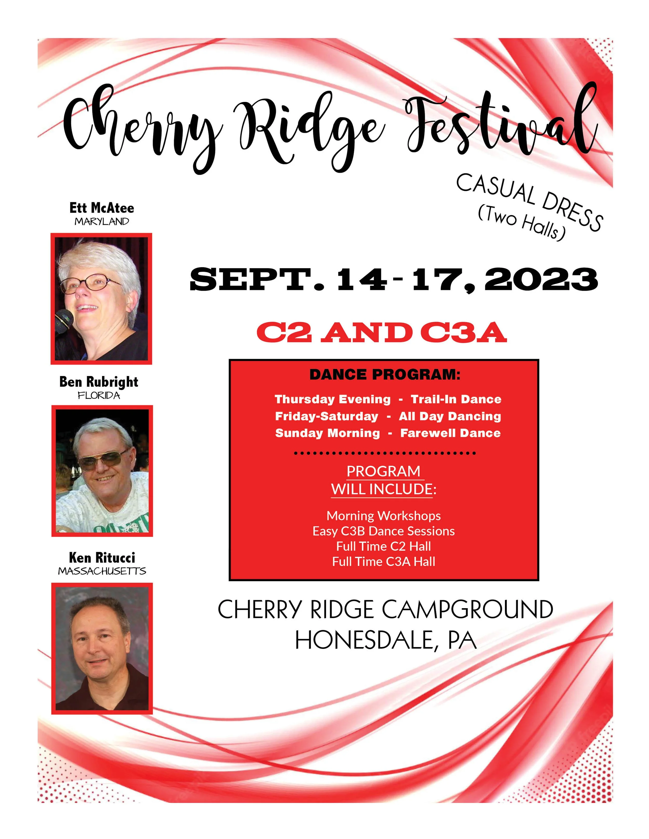 CHERRY RIDGE FESTIVAL 2023 — Ken Ritucci, Square Dance Caller