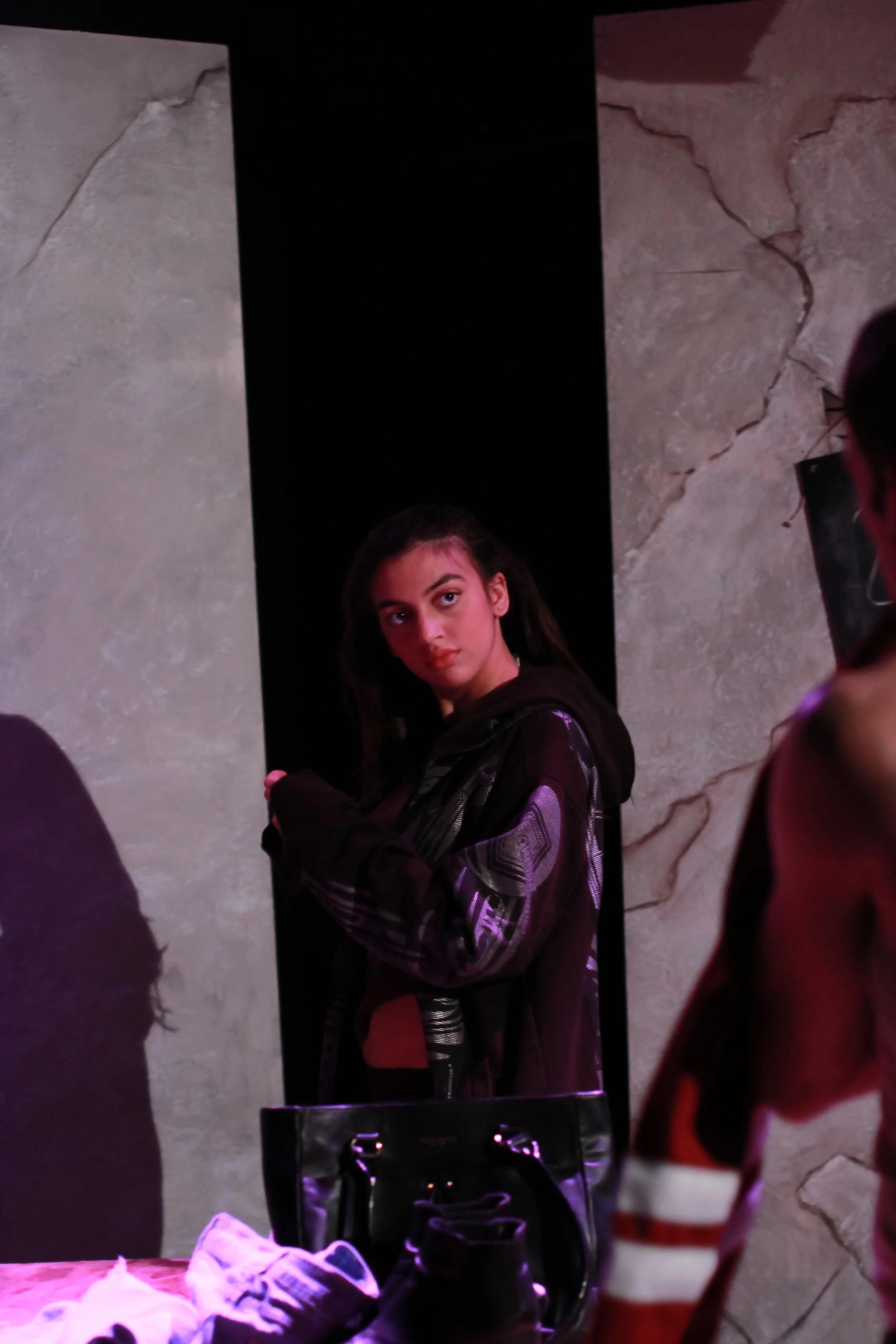 Solana Ramírez-García as Kayleen in The Constructivists' production of “Gruesome Playground Injuries,” by Rajiv Joseph, Directed by Jaimelyn Gray. Photos by Christal Wagner Photography. February 1-4, and April 26 - May 5, 2018 at The Underground Collaborative, 161 W. Wisconsin Ave, Milwaukee, Wisconsin.