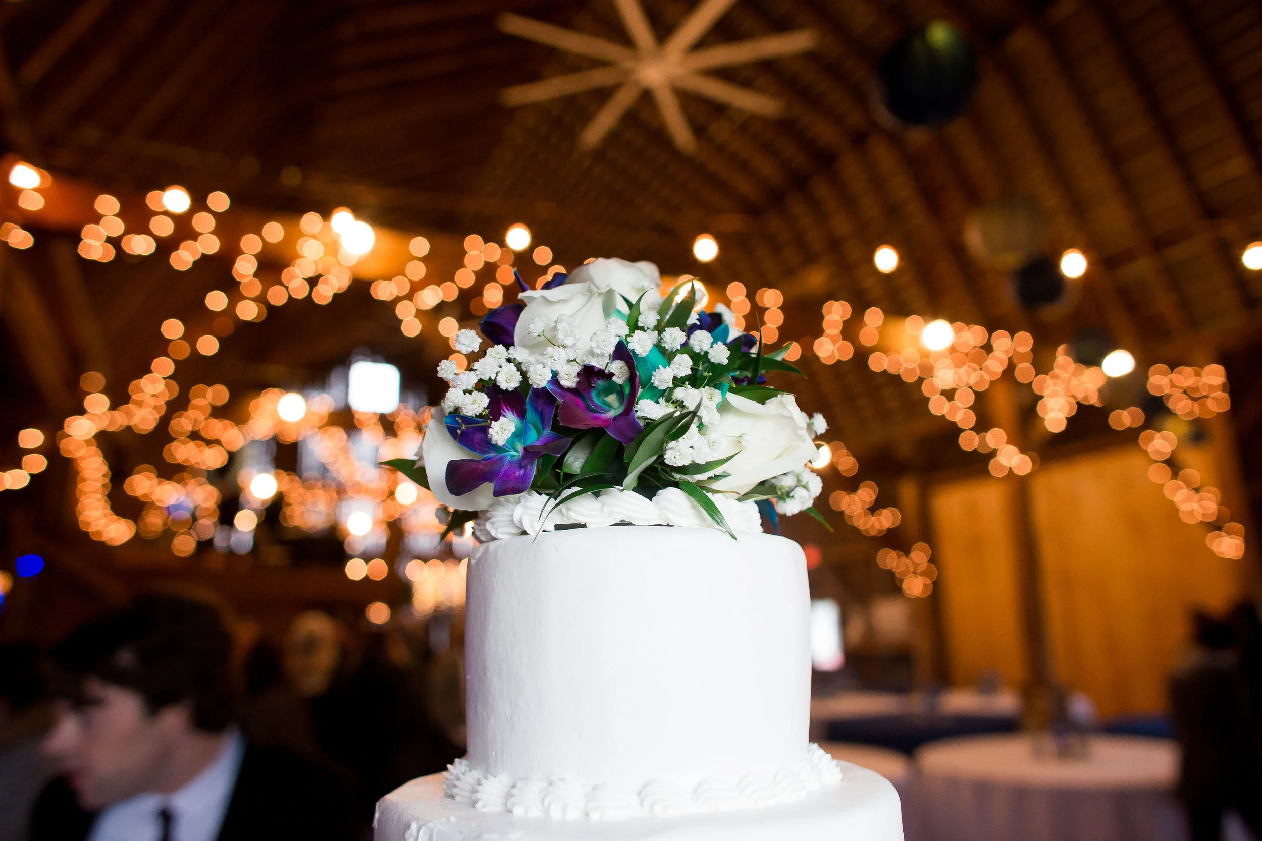Flower Topped Cake