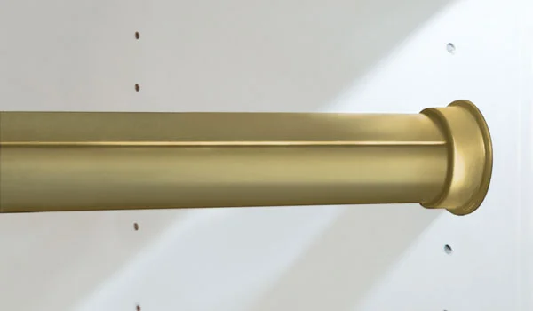 rod matte gold round
