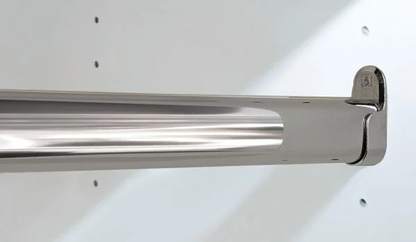 rod polished chrome oval