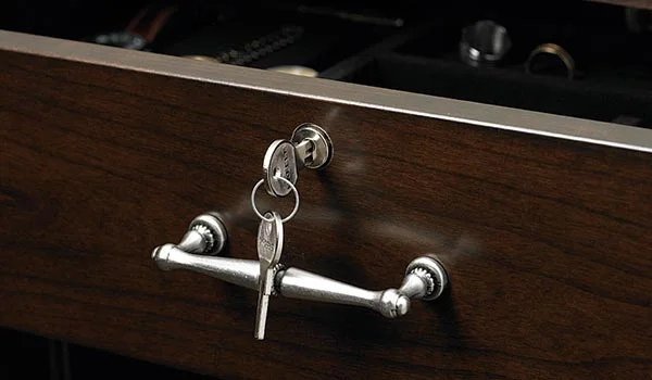 drawer key lock