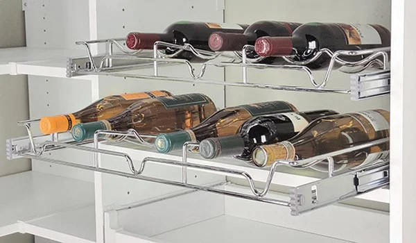pull out wine rack