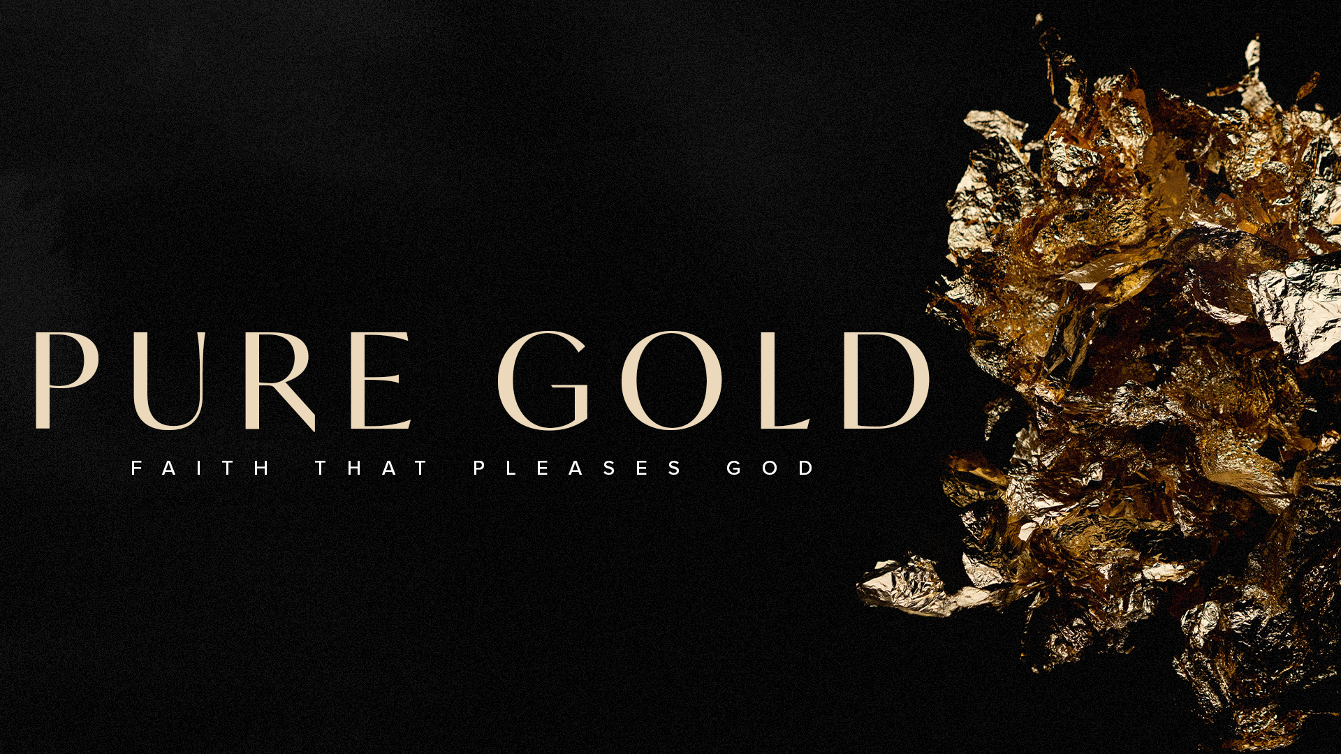 Pure Gold: Faith that Pleases God (September - October 2022)