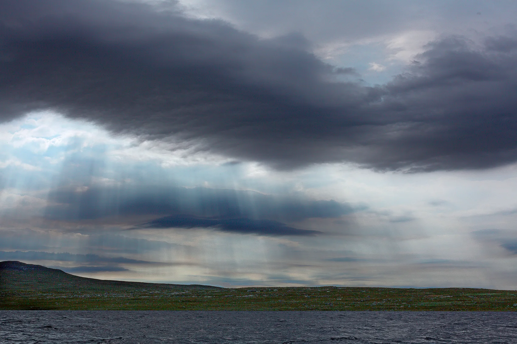 Hardangervidda, Norway 1220 m altitude. Weather changes as you press the camera button