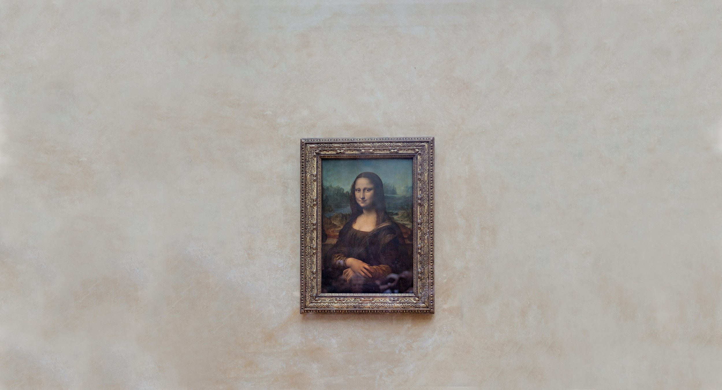 Mona Lisa painting at Louvre