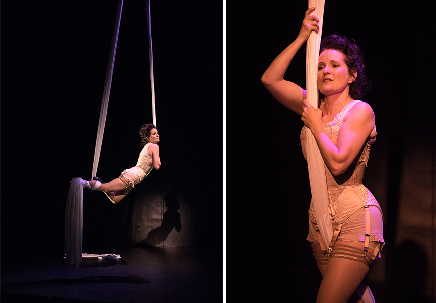 Sanger Project Collaborators: One Year Lease Theater Company Aerial actor training, consultation, rigging installation, rehearsal space