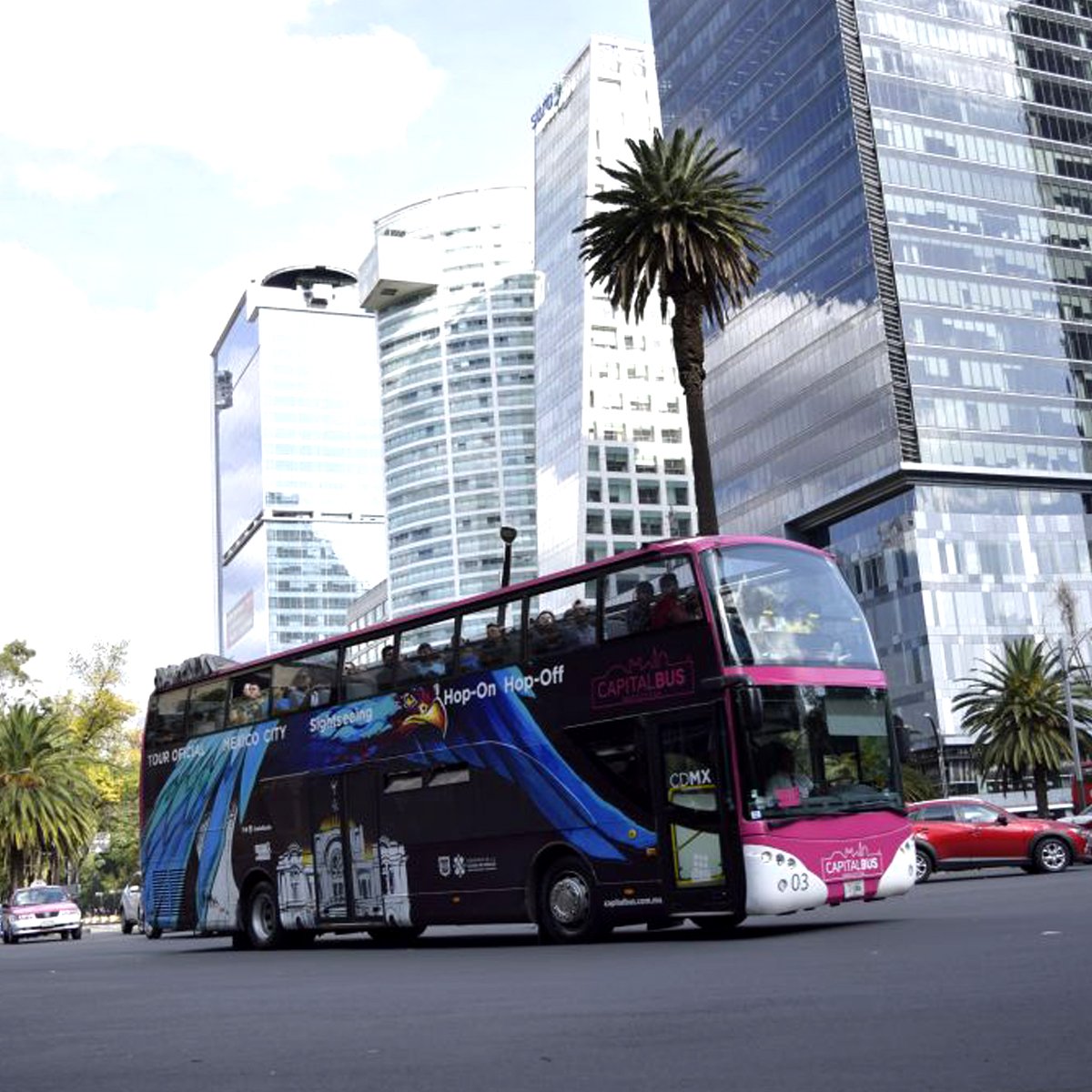 open top bus tour mexico city