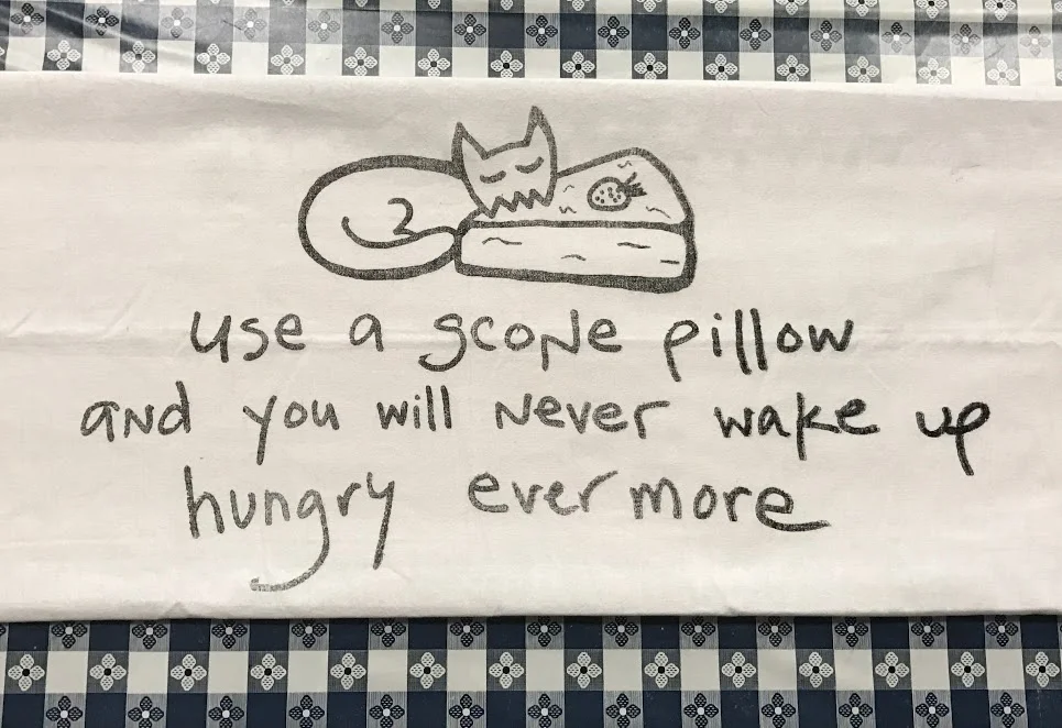 Scone Pillow Tea Towel