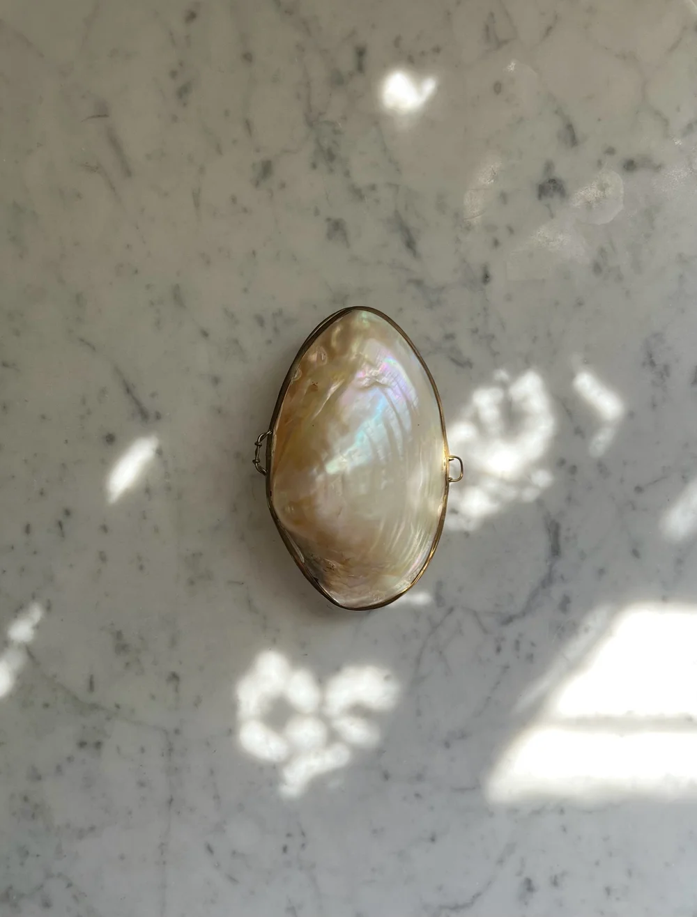 Vintage Mother of Pearl Shell Box — Lucia Zolea