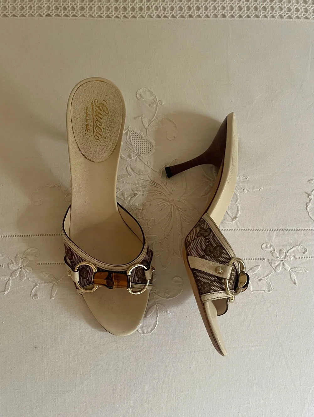 Vintage Gucci Bamboo Horsebit Heels — Lucia Zolea