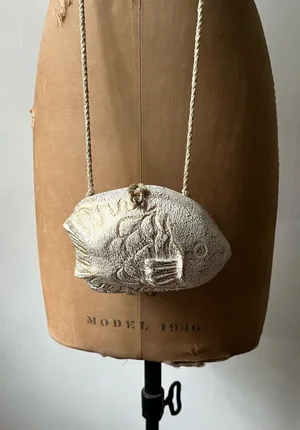 Timmy Woods Handmade Wooden Petite Painted Fish Purse — Lucia Zolea