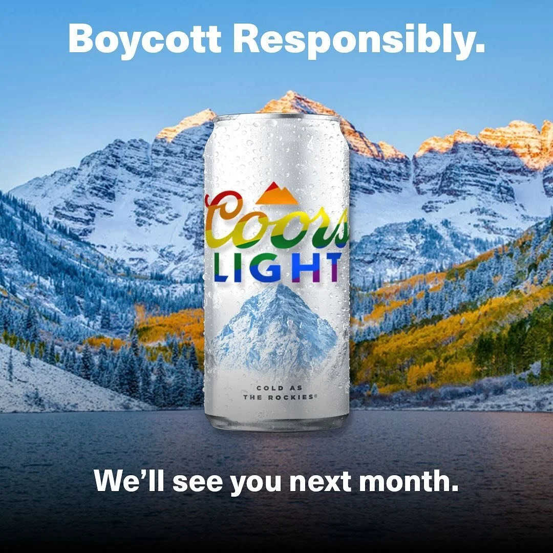 Not vibing with pride? That&rsquo;s cute. Boycott responsibly, hun. We&rsquo;ll be here with the cold ones when you&rsquo;re ready to chill.
.
.
.
.
.
.
.
.
#coors #coorslight #pride #pridemonth #socialadvertising ##artdirector #forhire