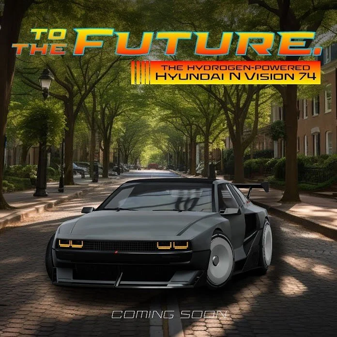 Ready to hit 88 mph? Meet the Hyundai N Vision 74 - Retro design, hydrogen power, zero emissions. 
.
.
.
.
.
.
.
.
#tothefuture #nvision74 #hyundai #performancevehicle