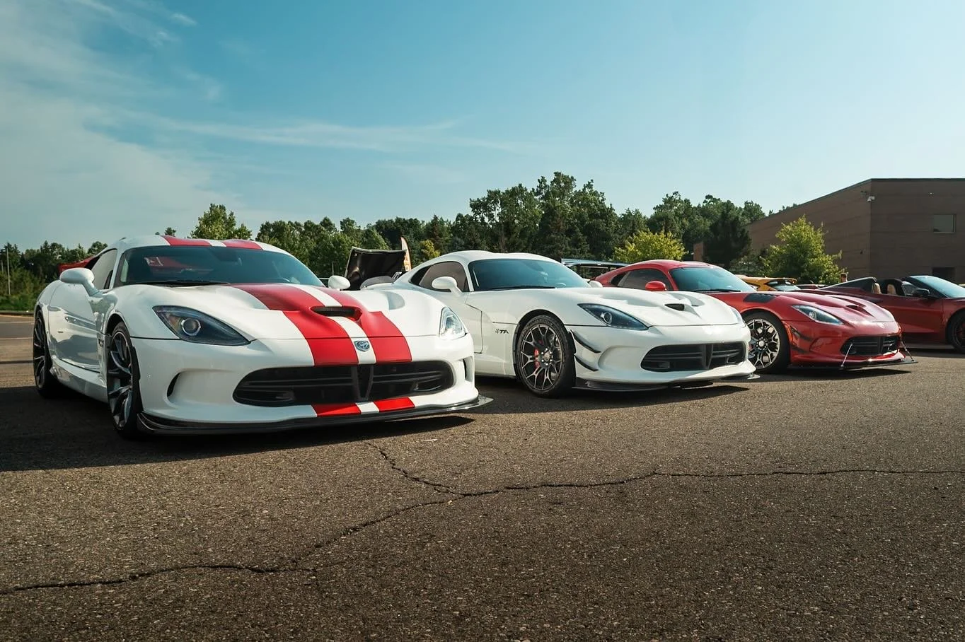 Full snakepit set
.
Viper ACR or Ford GT?
.
.
.
.
.
.
.
.
.
.
.
.
.
.
.
.
.
.
.
#DodgeViper #ViperNation #ViperGTS #ViperACR #ViperTA #AmericanMuscle #SupercarSaturday #V10Power #CarSpottingDaily #CarsAndCoffeeVibes #StreetSpotting #ViperClub #ViperL