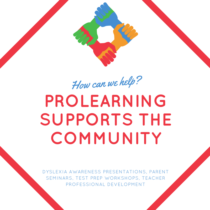 Dyslexia Awareness Trainings & Presentations in the Community