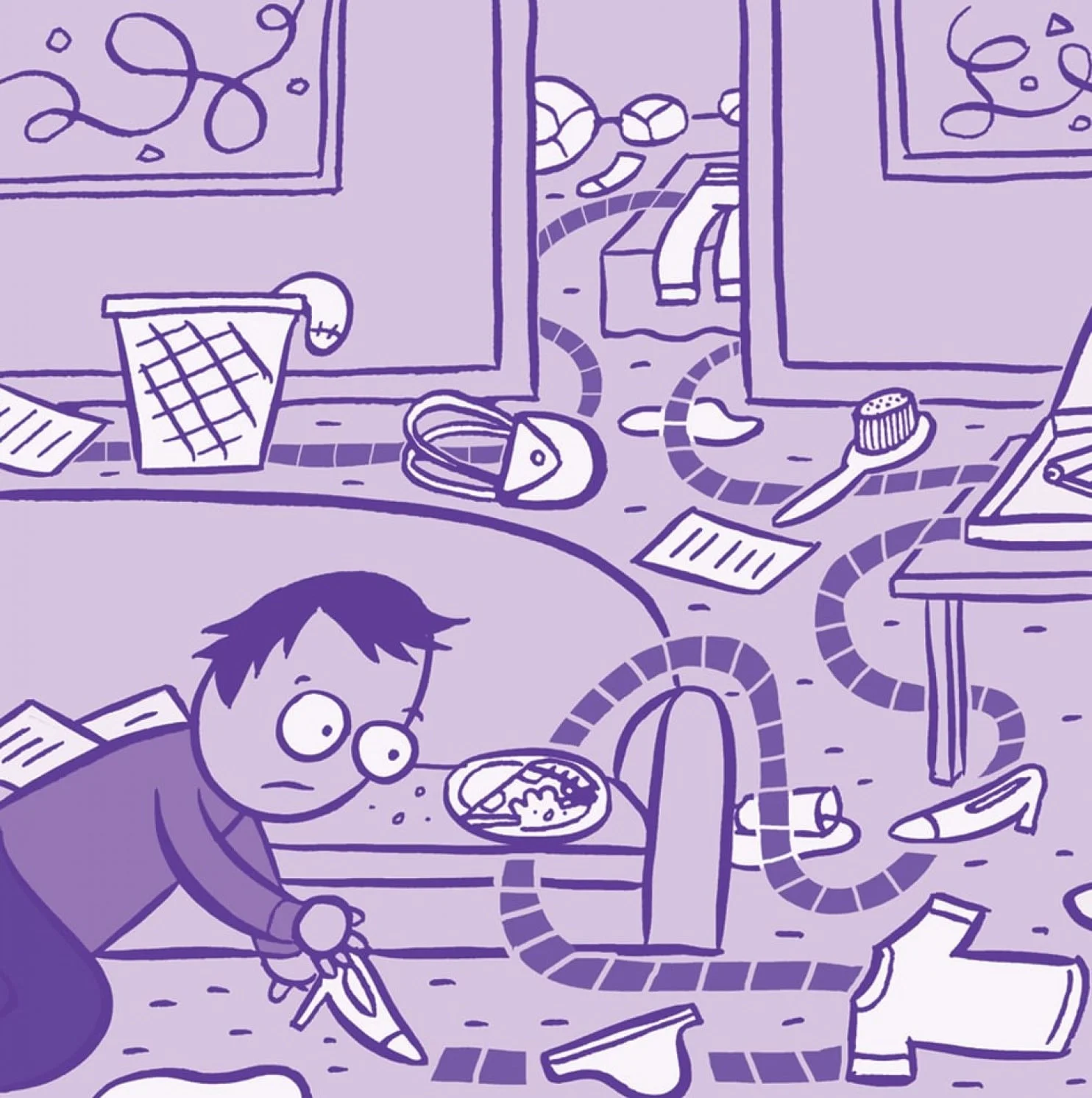 My irresponsible girlfriend lets stuff go around the house, and I just can’t let it go