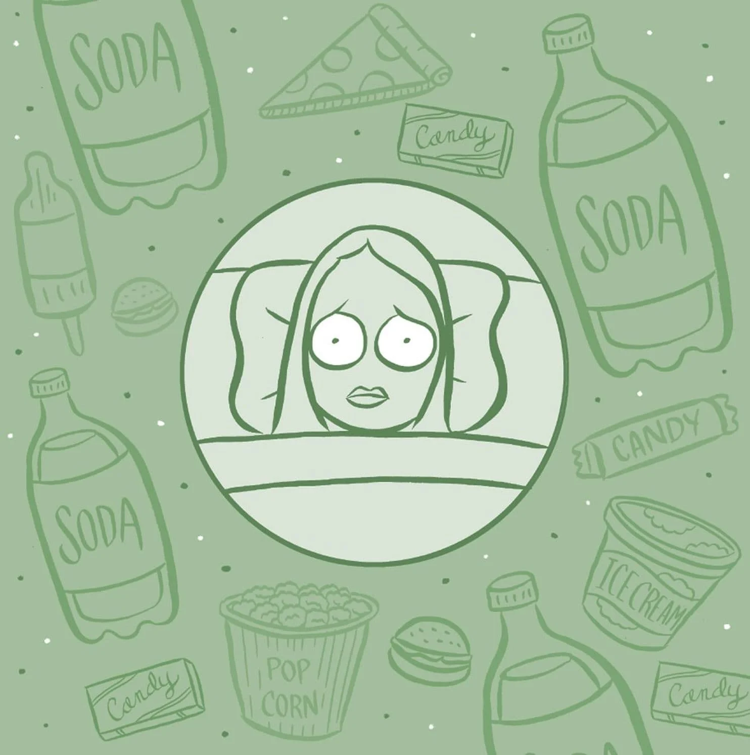 How do I deal with my daughter's friend's atrocious eating habits while she lives at our house?