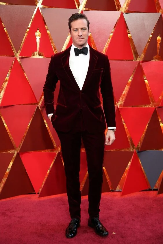 Armie Hammer in Giorgio Armani