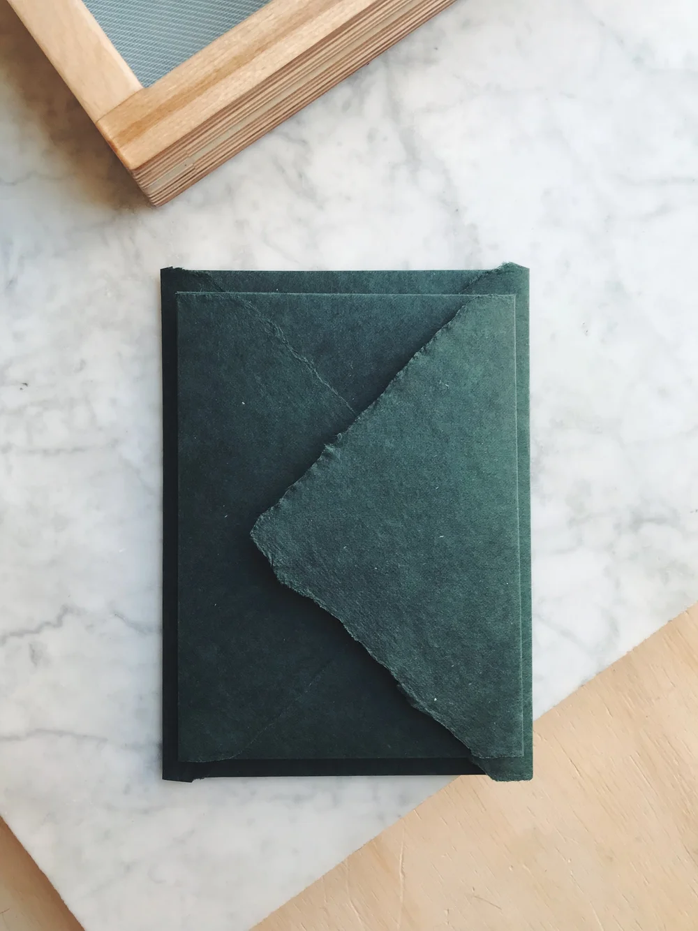 Deep Green Abaca // Envelopes — SHare studios
