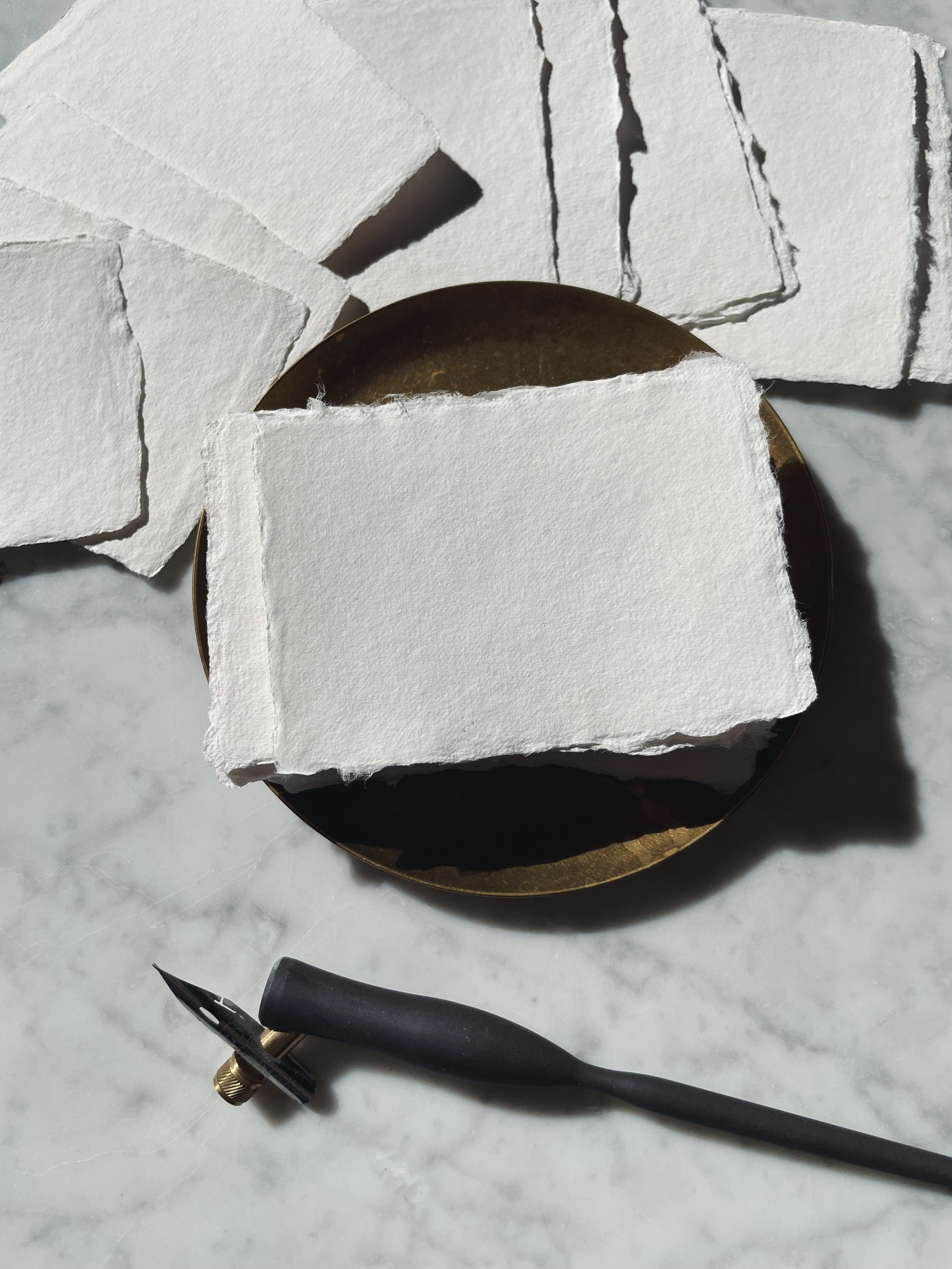 Cream Abaca/Cotton // Business card size