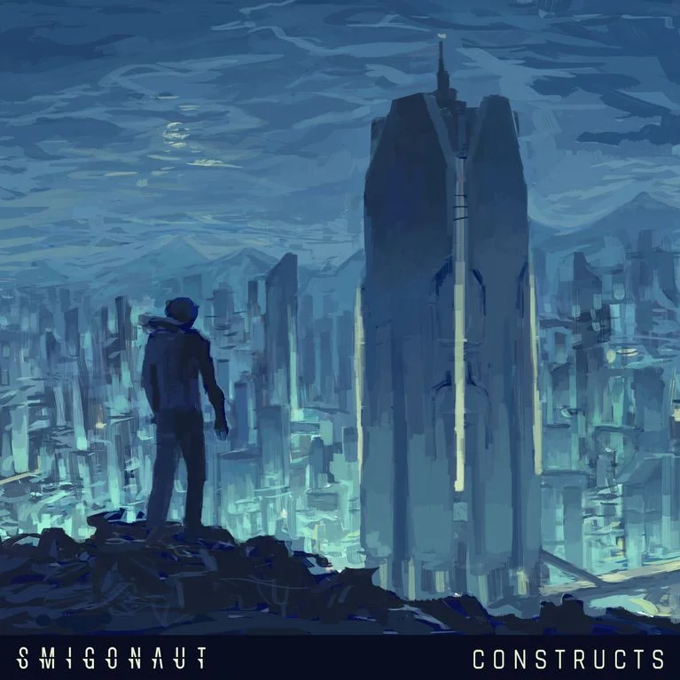"The small dude facing the big skyscraper...the individual's struggle with society as a whole" - Josh Kipersztok a.k.a. Smigonaut (Artist: 5AM)
