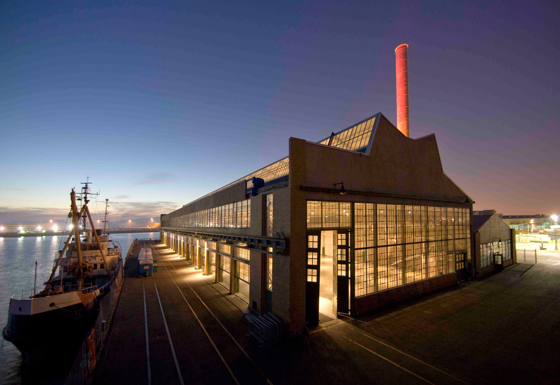 The Craneway Pavilion was awarded a National Preservation Honor Award when it was renovated in 2009, and is part of the Rosie the Riveter/WWII Home Front National Historical Park.