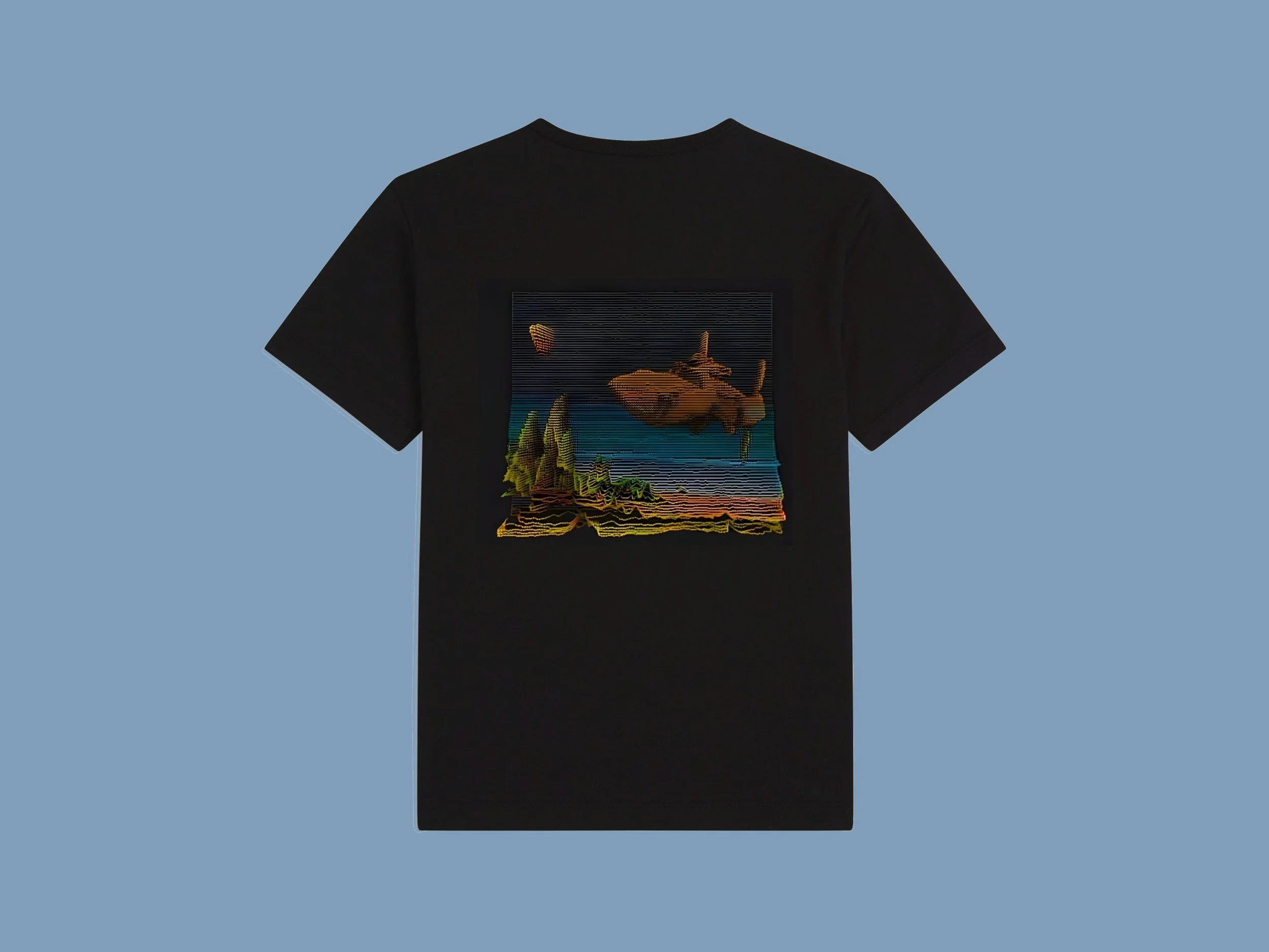 Squalpat x Tygris | Asteroid Blues Tee