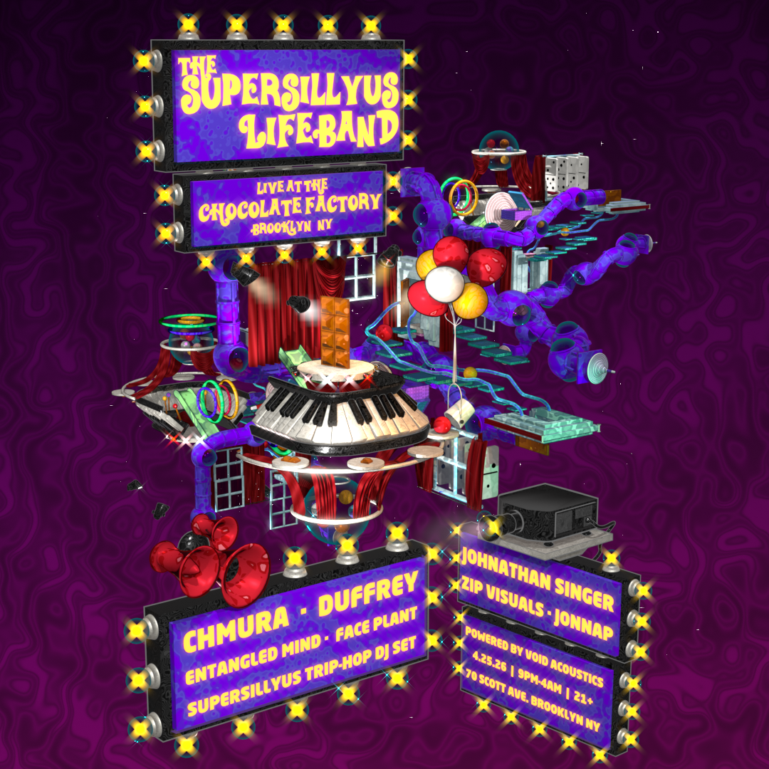 The Supersillyus Life Band w/ Duffrey, Chmura, Entangled Mind &amp; more at The Chocolate Factory – Brooklyn, NY