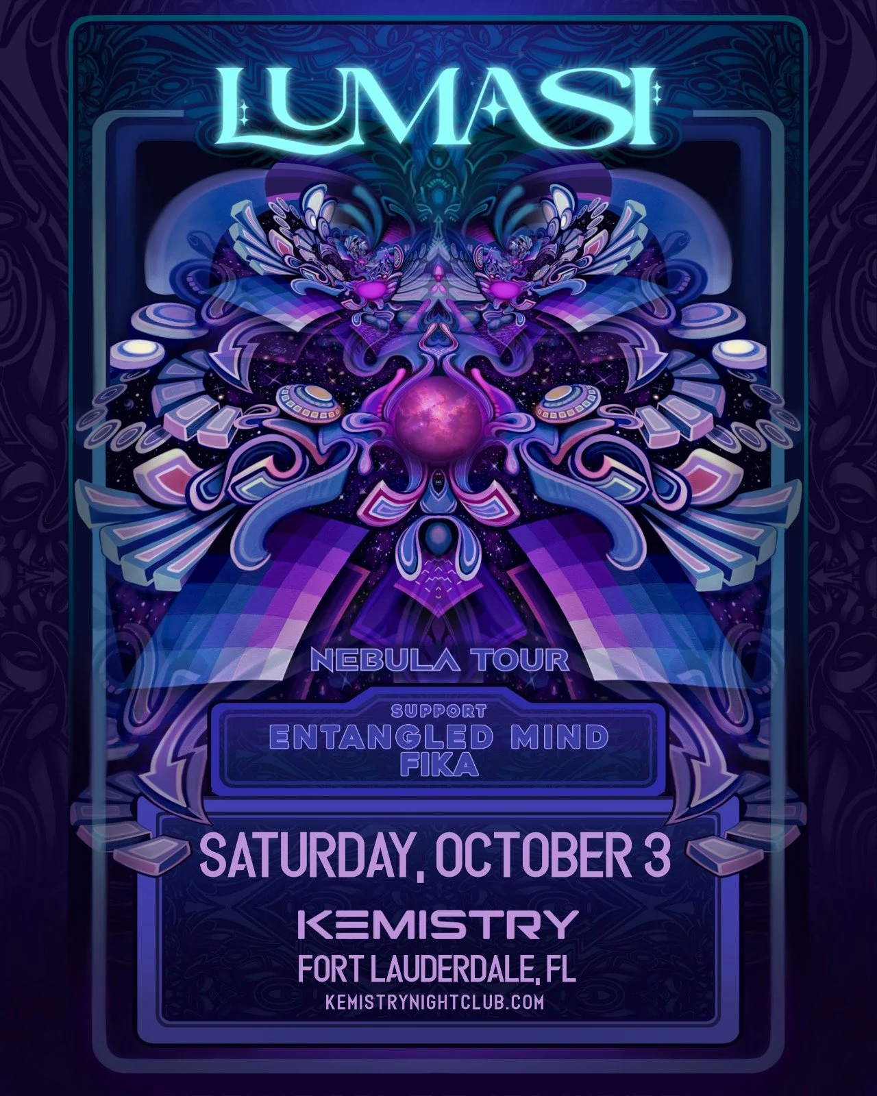 Lumasi: Nebula Tour ft. Entangled Mind &amp; Fika @ Kemistry Nightclub - Fort Lauderdale, FL
